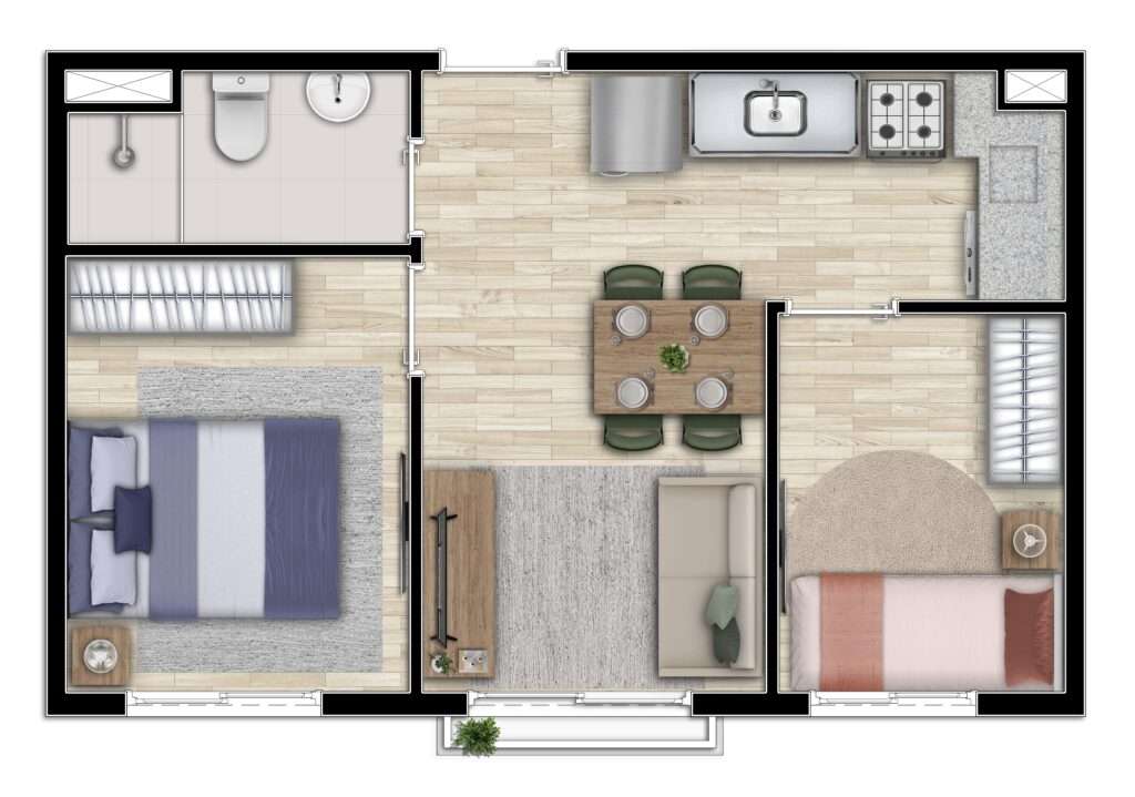 Planta 2 dorms.